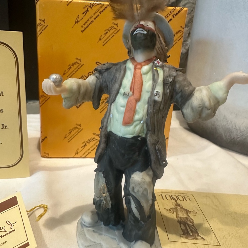 Emmet kelly jr  balancing act clown